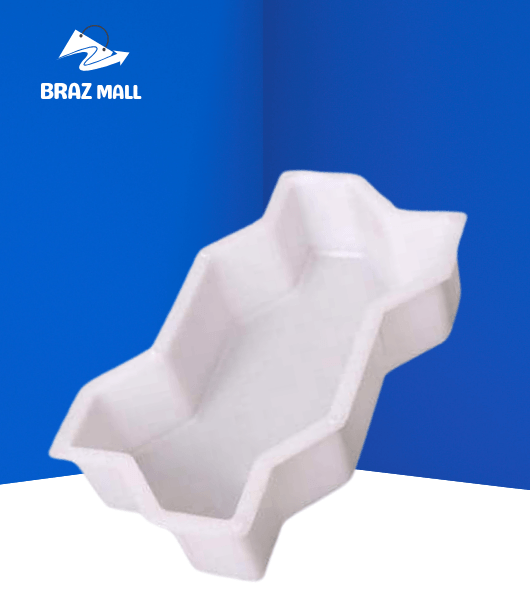 Moule Zigzag Réutilisable pour Pavage de Jardin